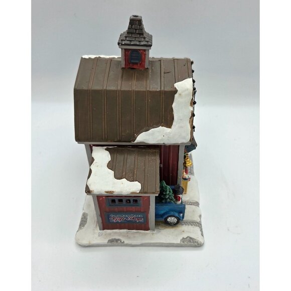 Lemax Country Barn Gift Shop Porcelain Lighted Building christmas Village - Picture 2 of 8